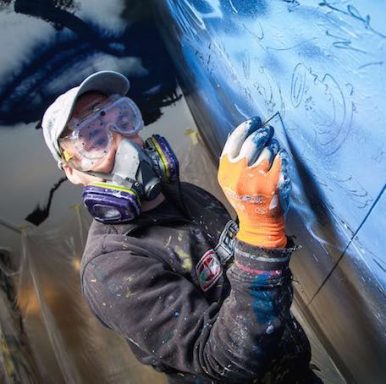 Jens Besser bei der Arbeit, Foto von Sven Ellger
